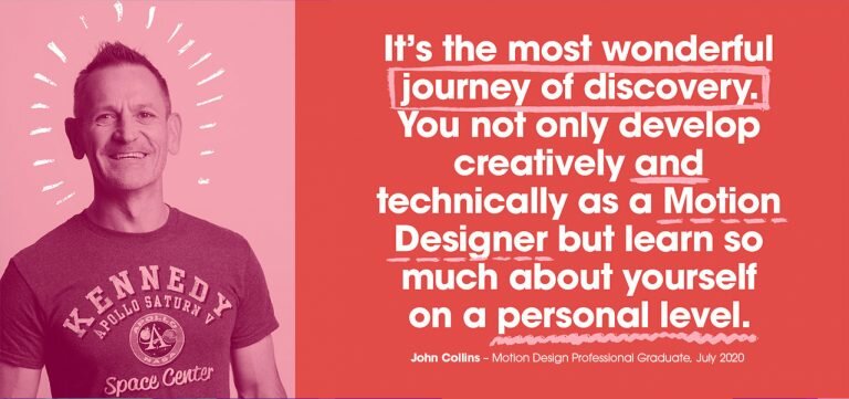 John Collins, Motion Design Professional review and testimonial